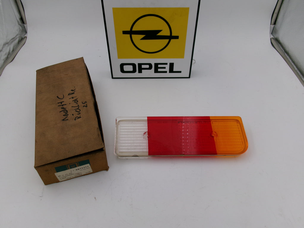 Opel Kadett C Rücklichtglas Glas Lichtscheibe rechts 1223416