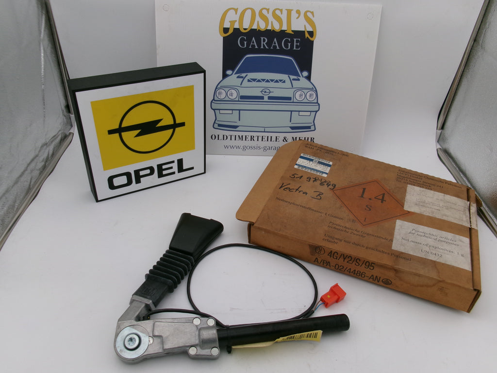 Gurtstraffer Sicherheitsgurt Vordersitz Sitz vorne links Original Opel Vectra B 90540362