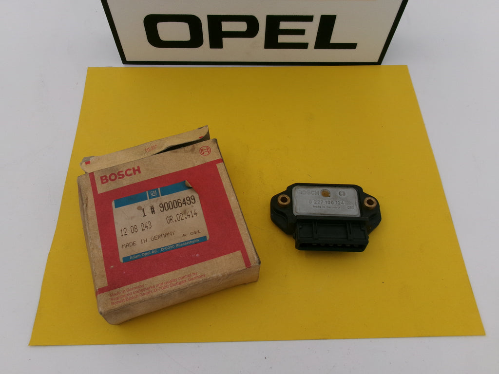 Original GM Opel Steuergerät Zündung Bosch 0 227 100 124 / 90006499