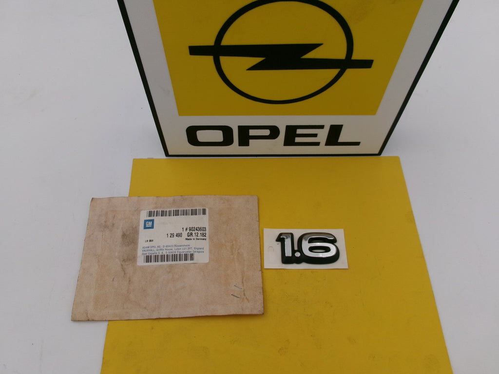Opel 90243603 129490 Herstelleremblem/Modellbuchstaben