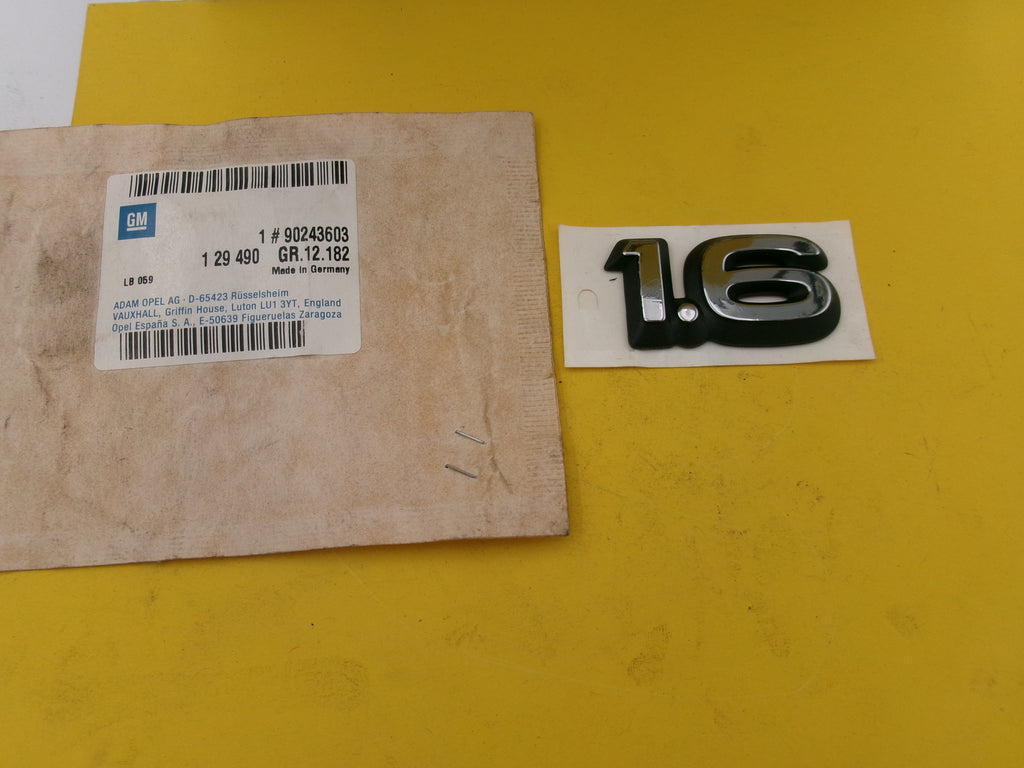 Opel 90243603 129490 Herstelleremblem/Modellbuchstaben