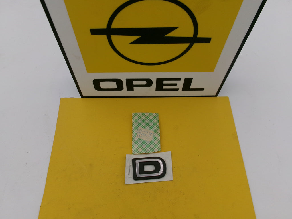 Opel Kadett D Schriftzug Emblem 90040910 Neu Original GM