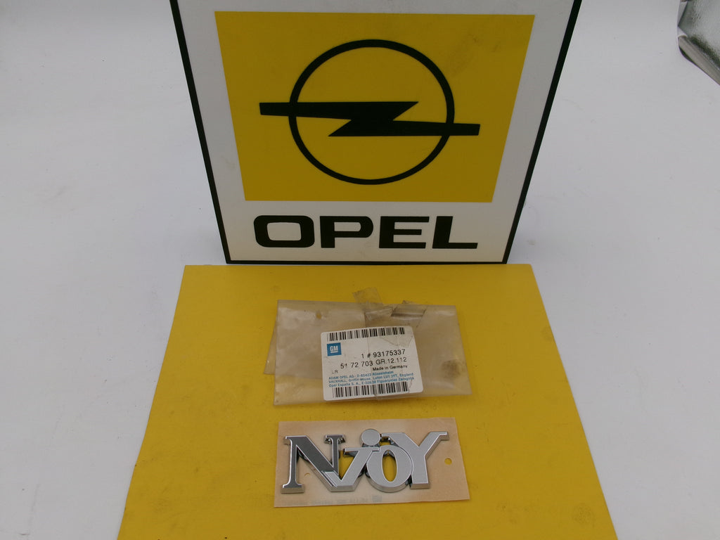 Emblem "N'Joy"  Opel 93175337