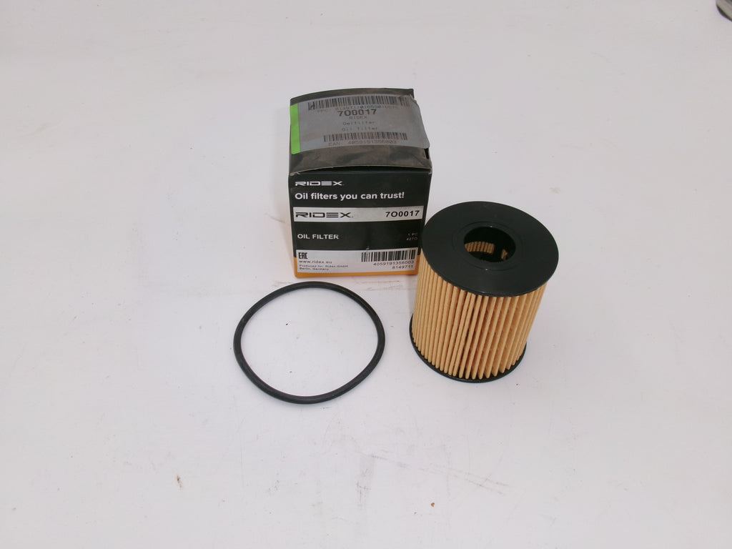 Ölfilter RIDEX 7O0017 Filtereinsatz für OPEL GRANDLAND X (A18) für FORD