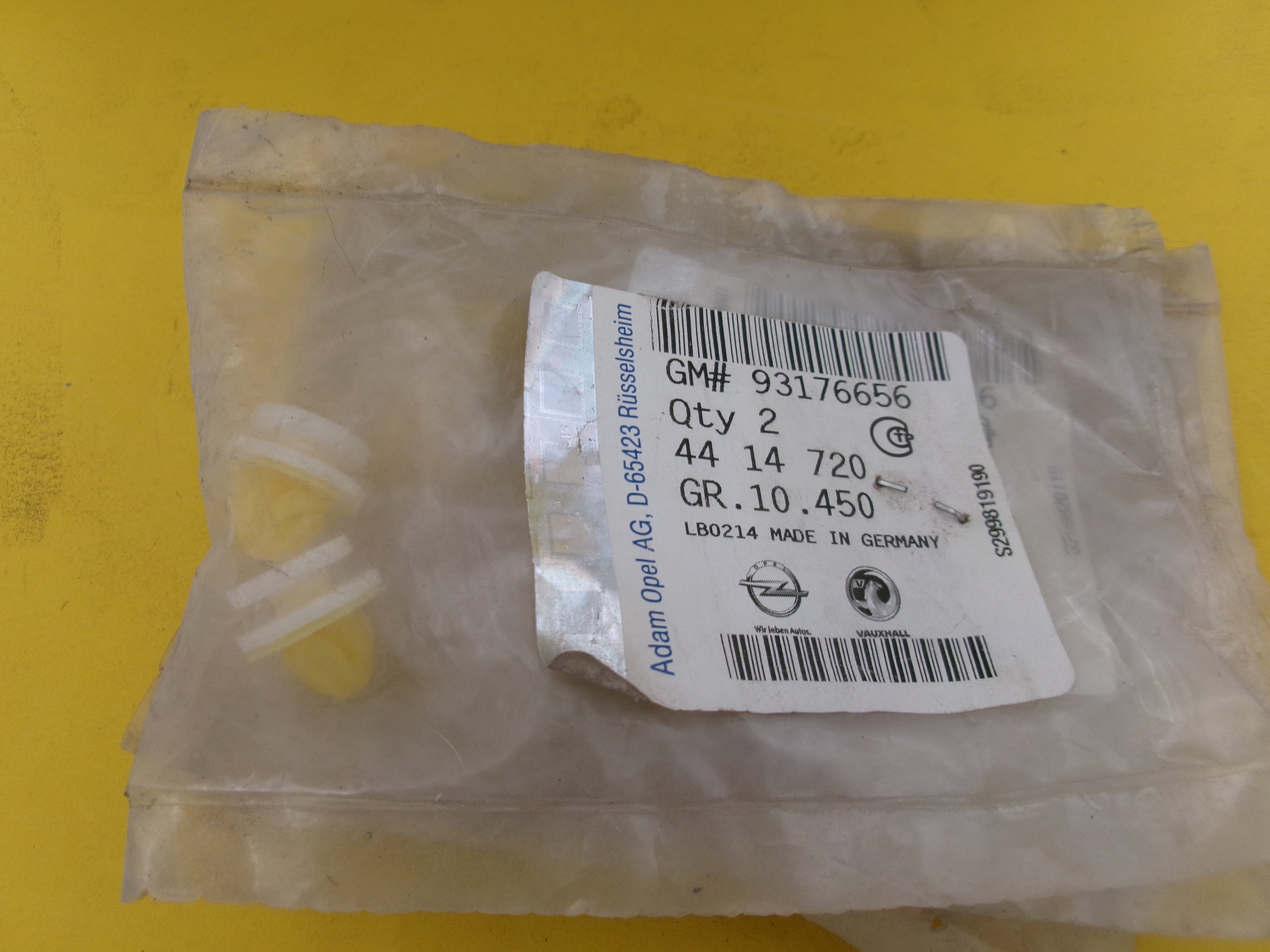 1x Original GM Clip 93176656