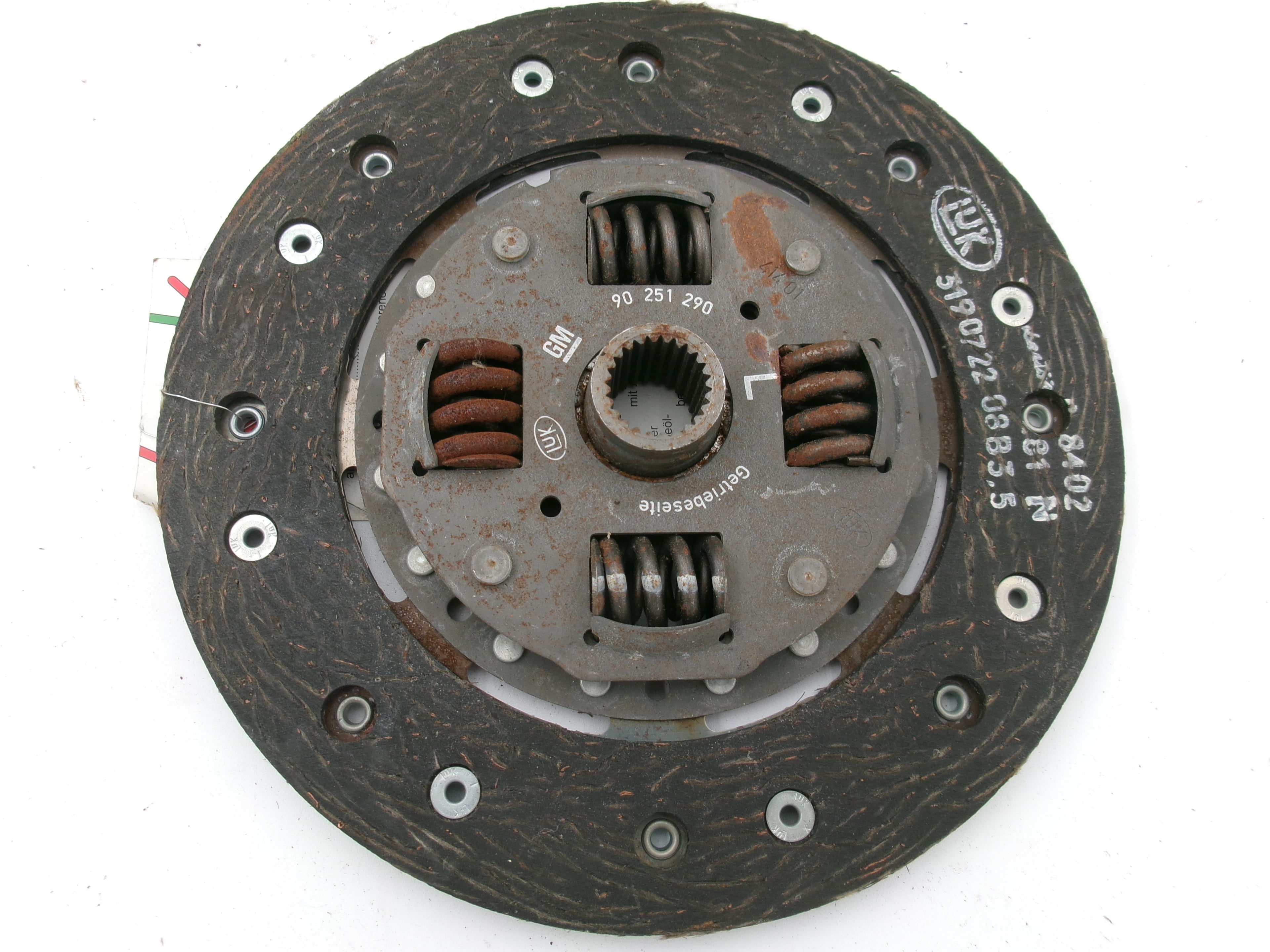 Kupplungsscheibe GM 90251290 LUK Opel Ascona C Kadett D E 1,6 1,8