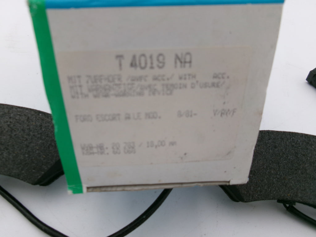 Bremsbeläge Ford Escort PAGID T4019 WVA20783