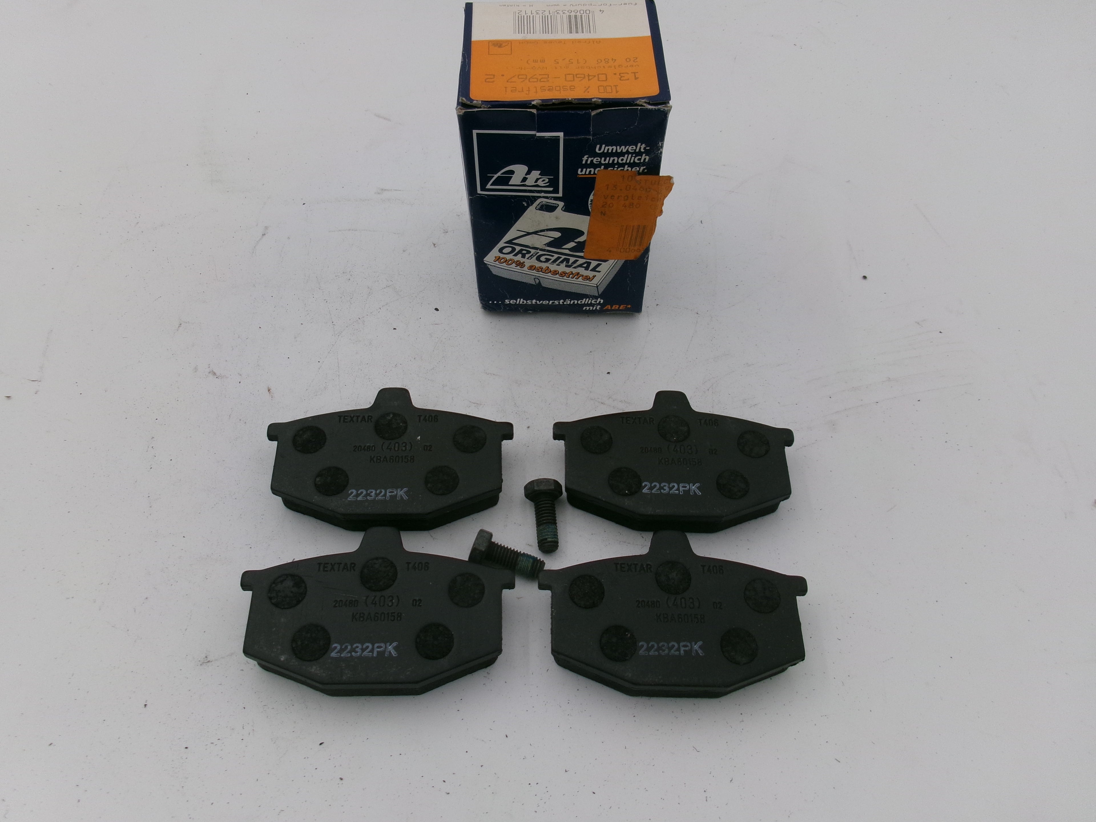 Bremsbelagsatz ATE RENAULT 4/5  13046029672