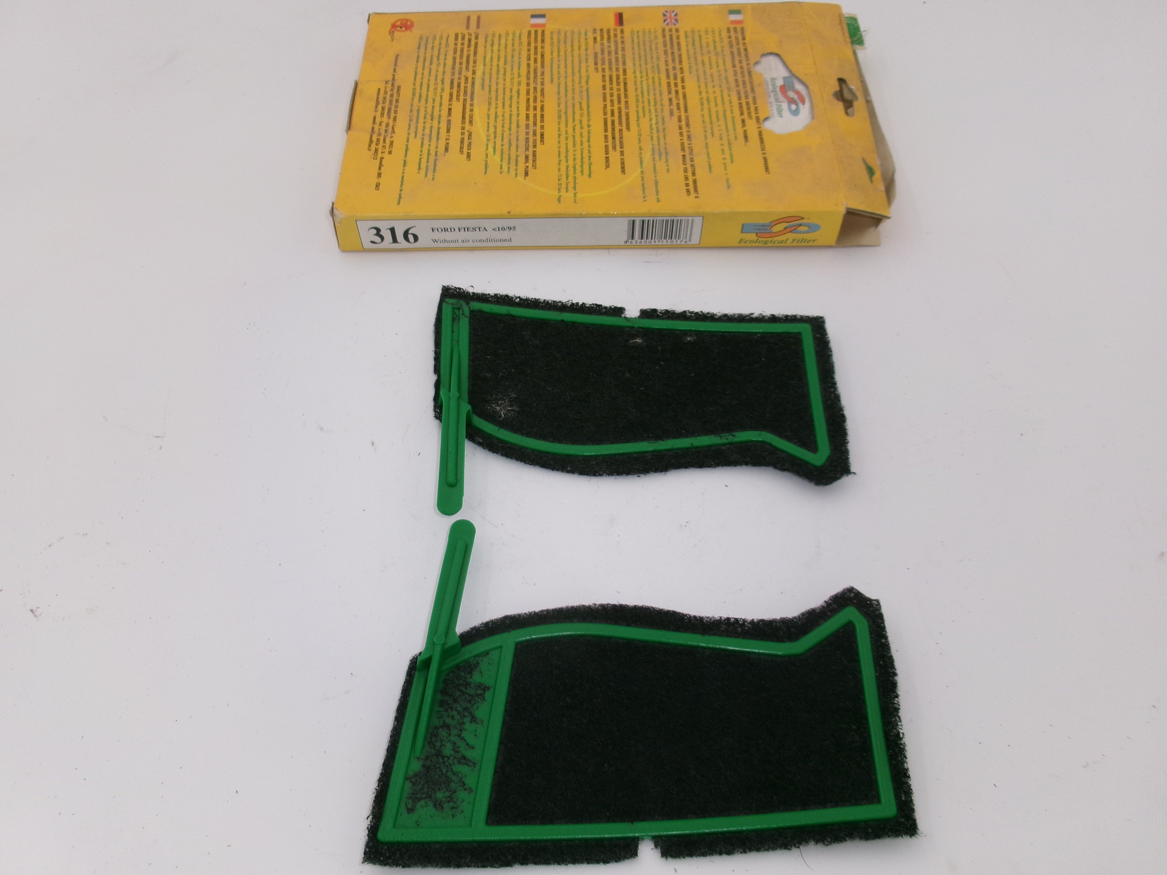 Innenraumfilter Aktivkohle Ford Fiesta EAN 8636001110176