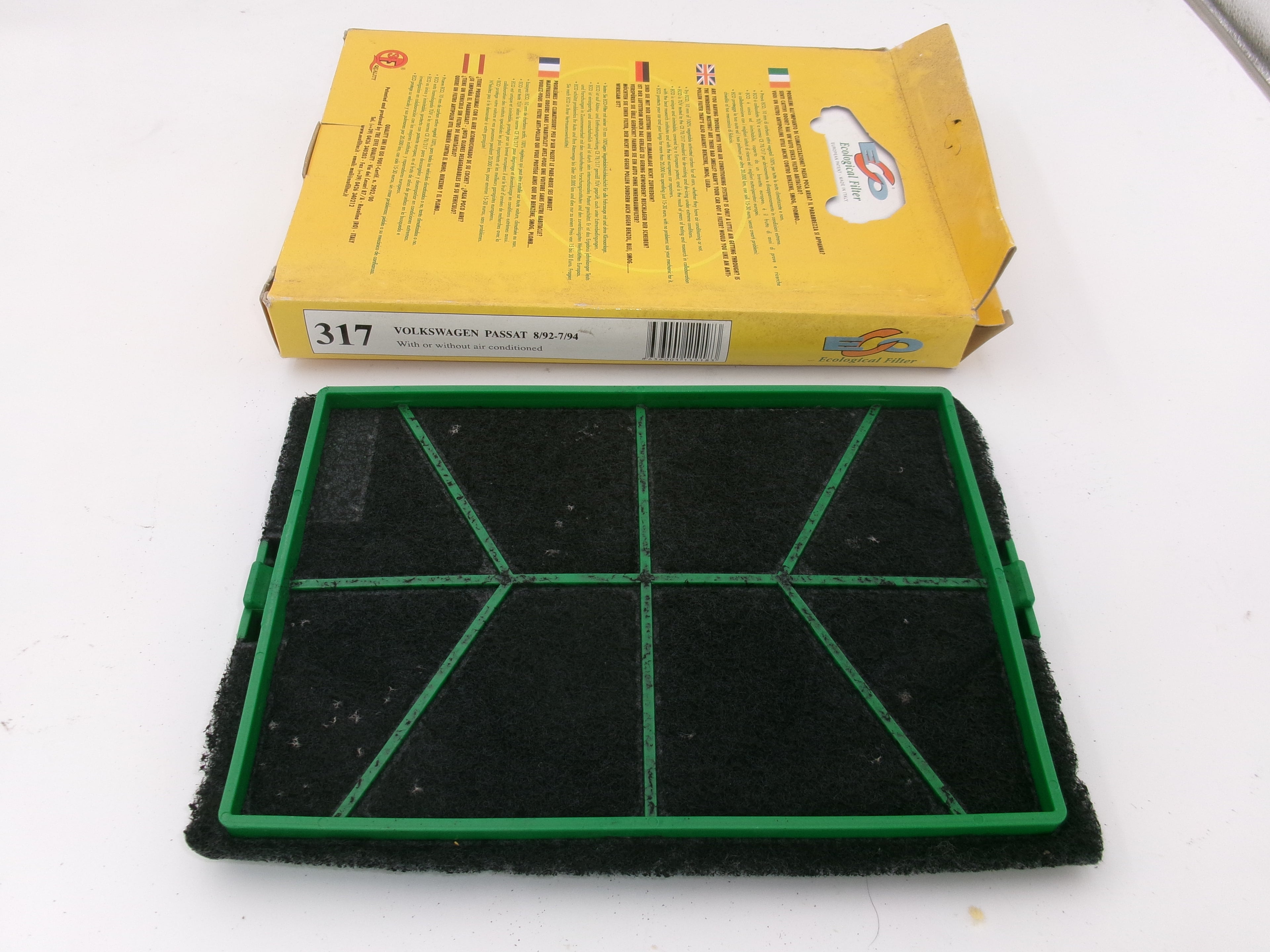 Innenraumfilter Aktivkohle VW Passat EAN8636001110183