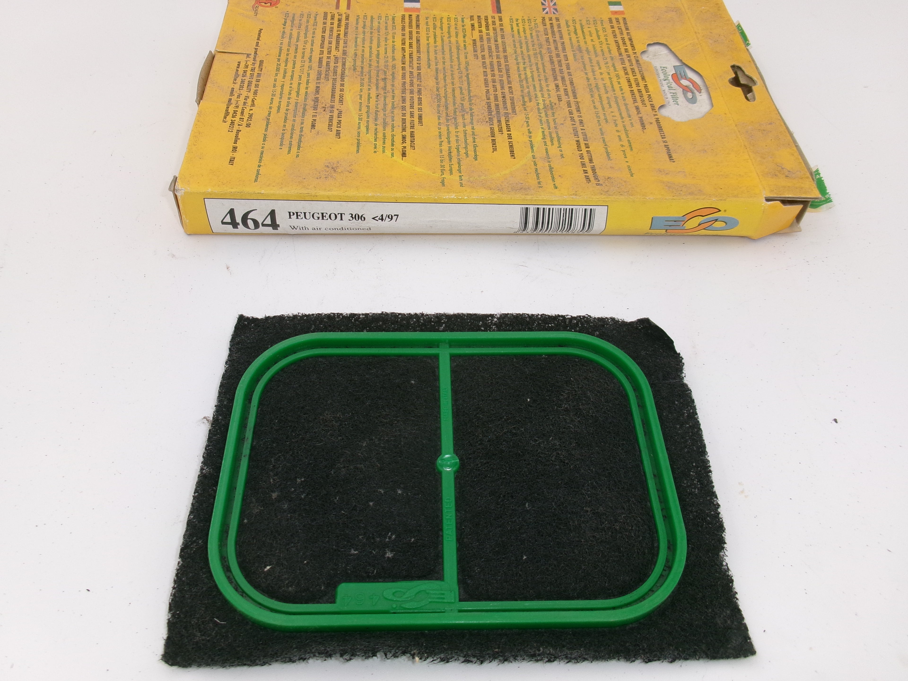 Innenraumfilter Aktivkohle Peugeot 306 EAN8636001110855