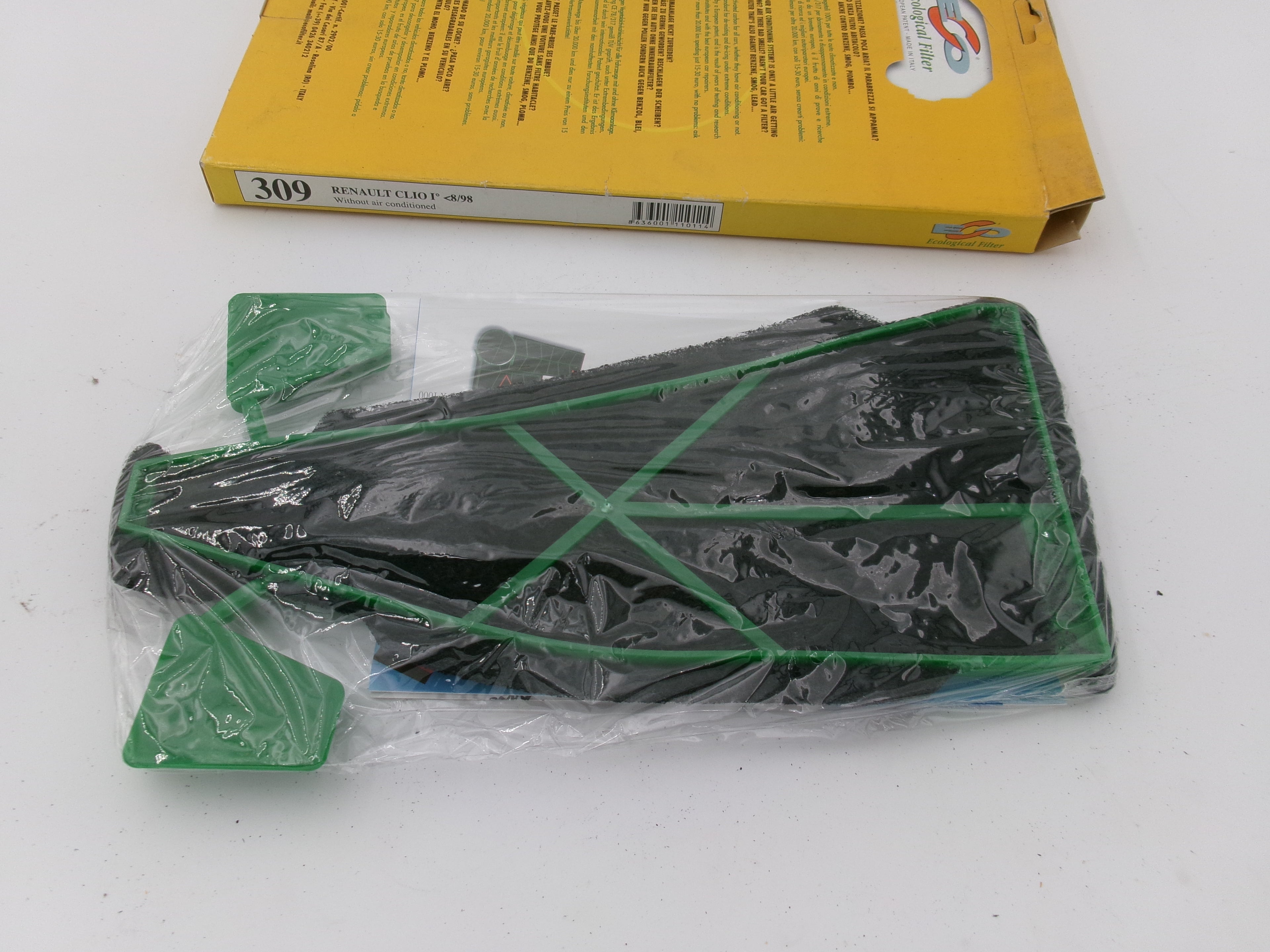 Innenraumfilter Aktivkohle Renault Clio I EAN8636001110114