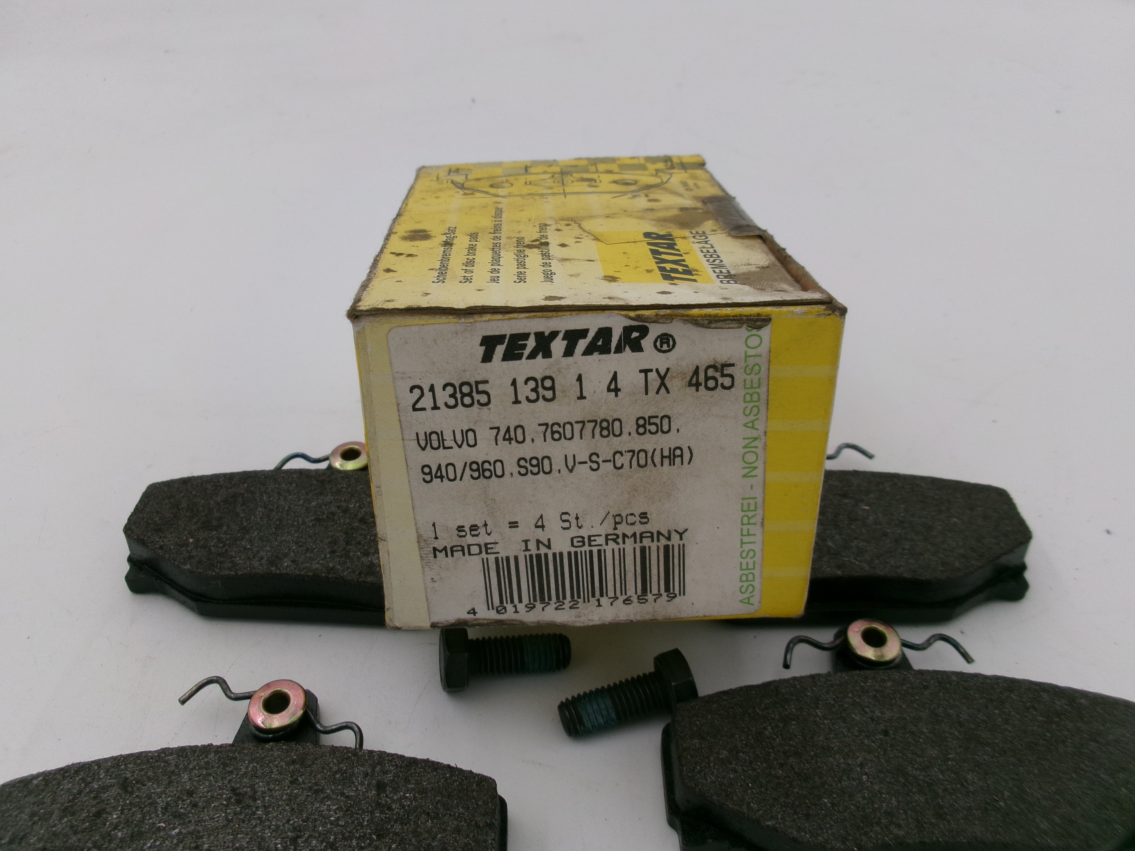 Bremsbeläge TEXTAR 2138501 Volvo 740 850 940 960