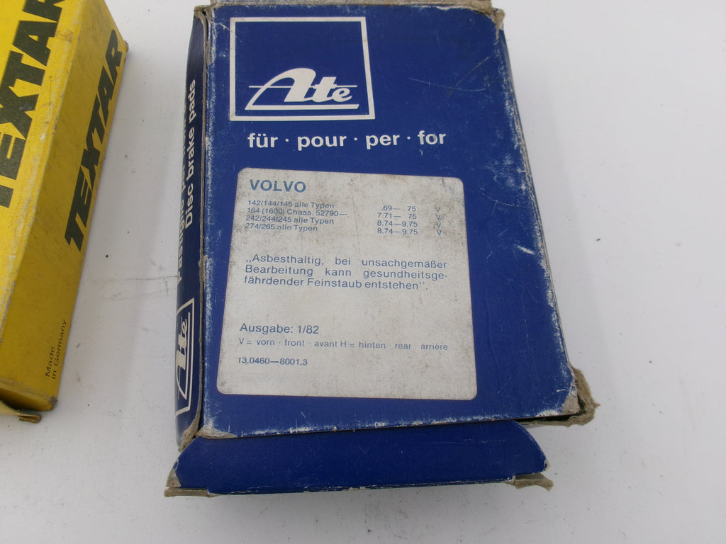 Bremsbeläge ATE Textar Volvo 142 164 242 274 WVA20229