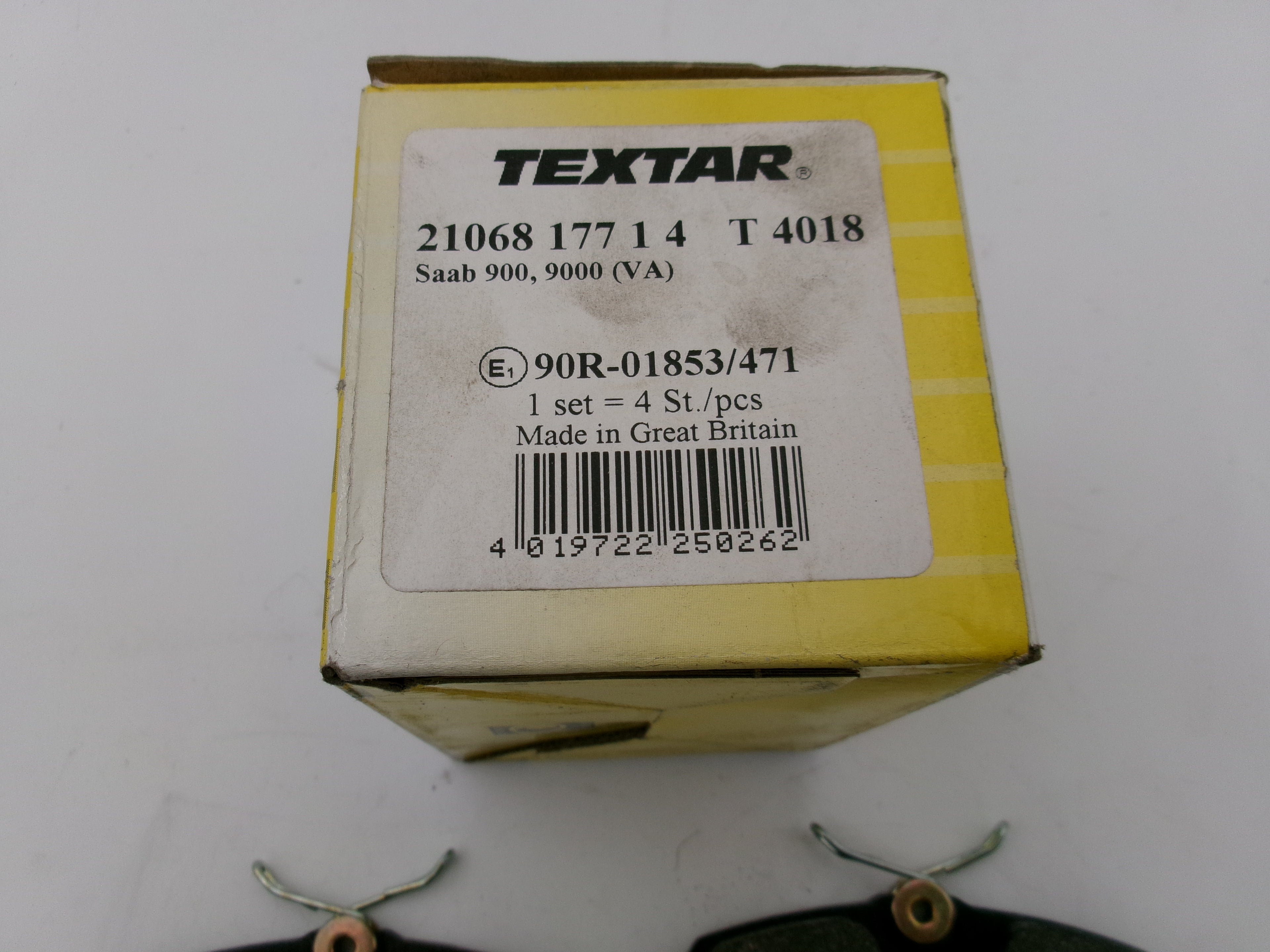 Bremsbeläge TEXTAR 2106804 SAAB 900, 9000