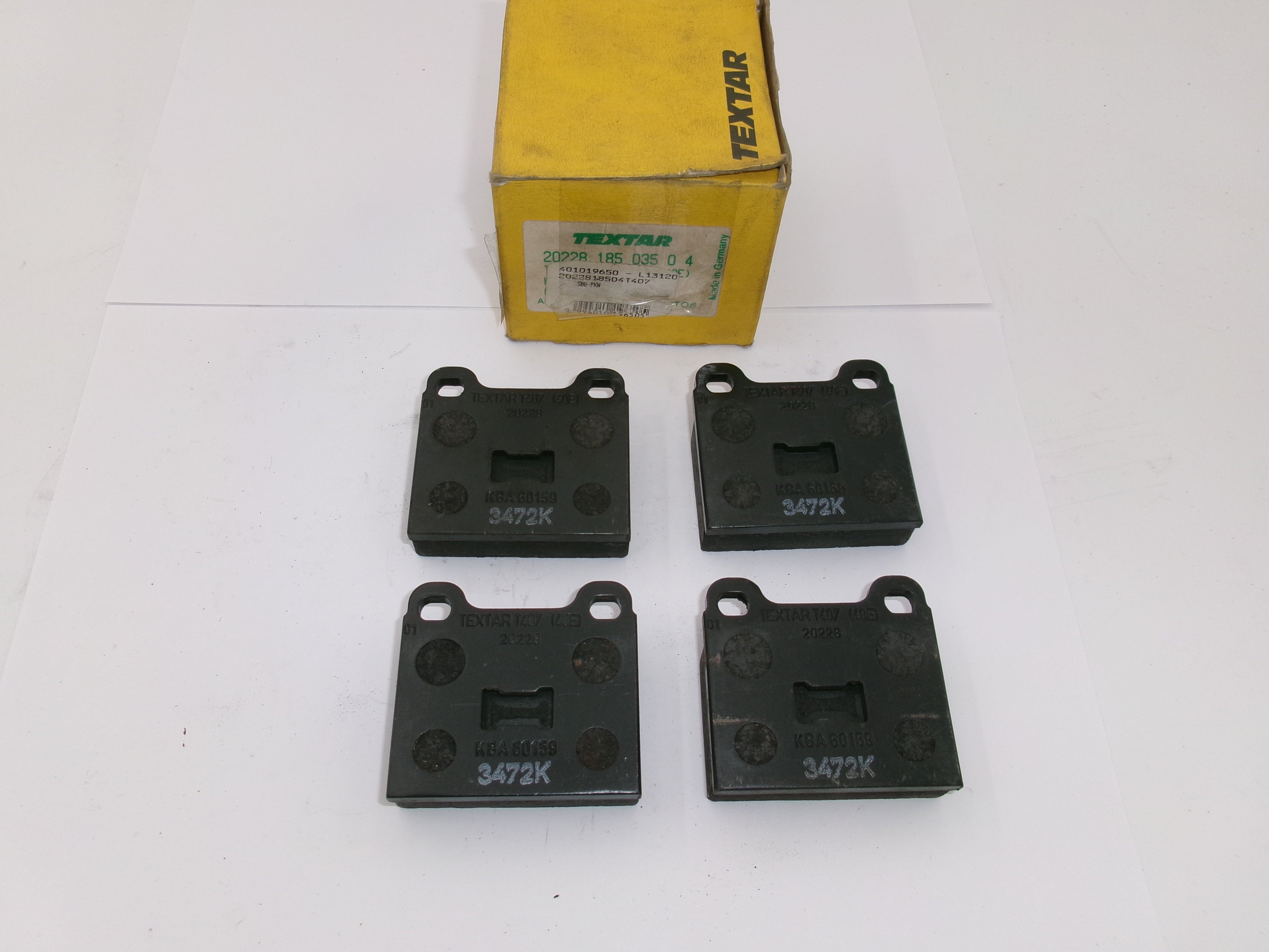 Bremsbeläge Textar Audi 80 VW WVA 20228