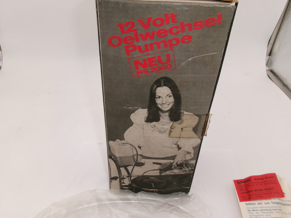 Ölwechselpumpe RS2000 12V aus den 70er Jahren
