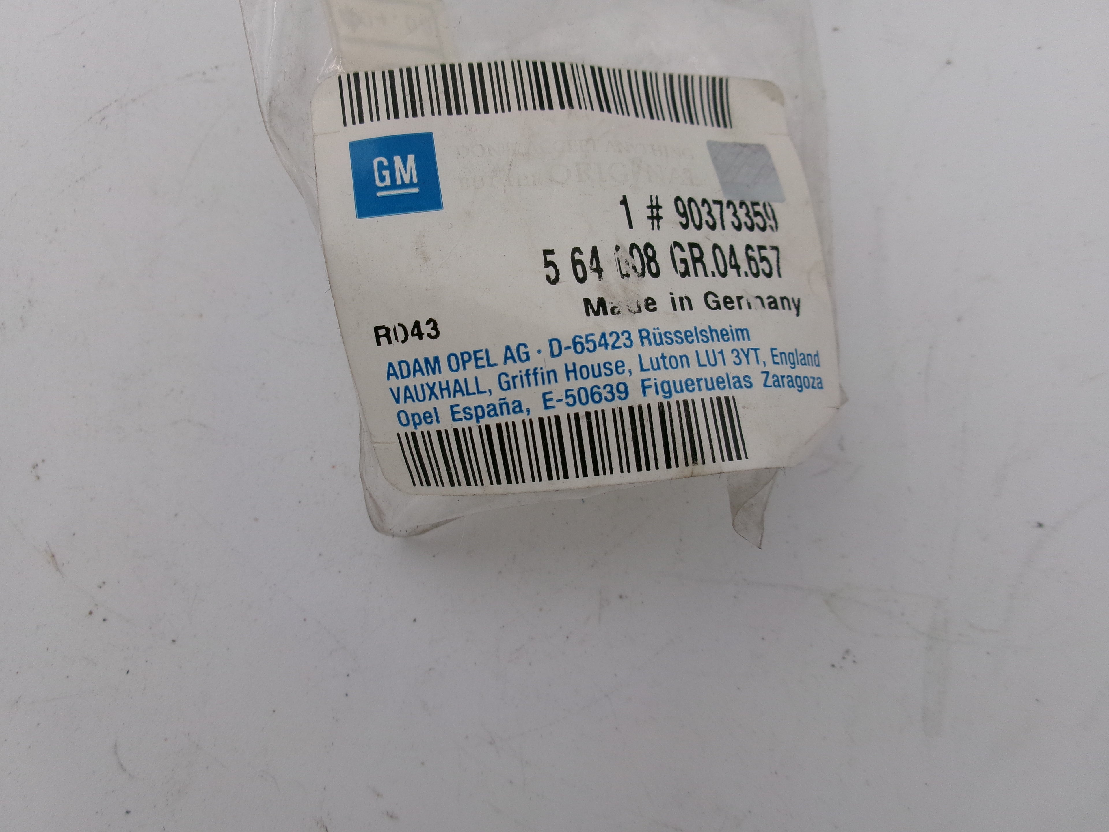 Rückschlagventil Bremskraftverstärker Opel 90373359