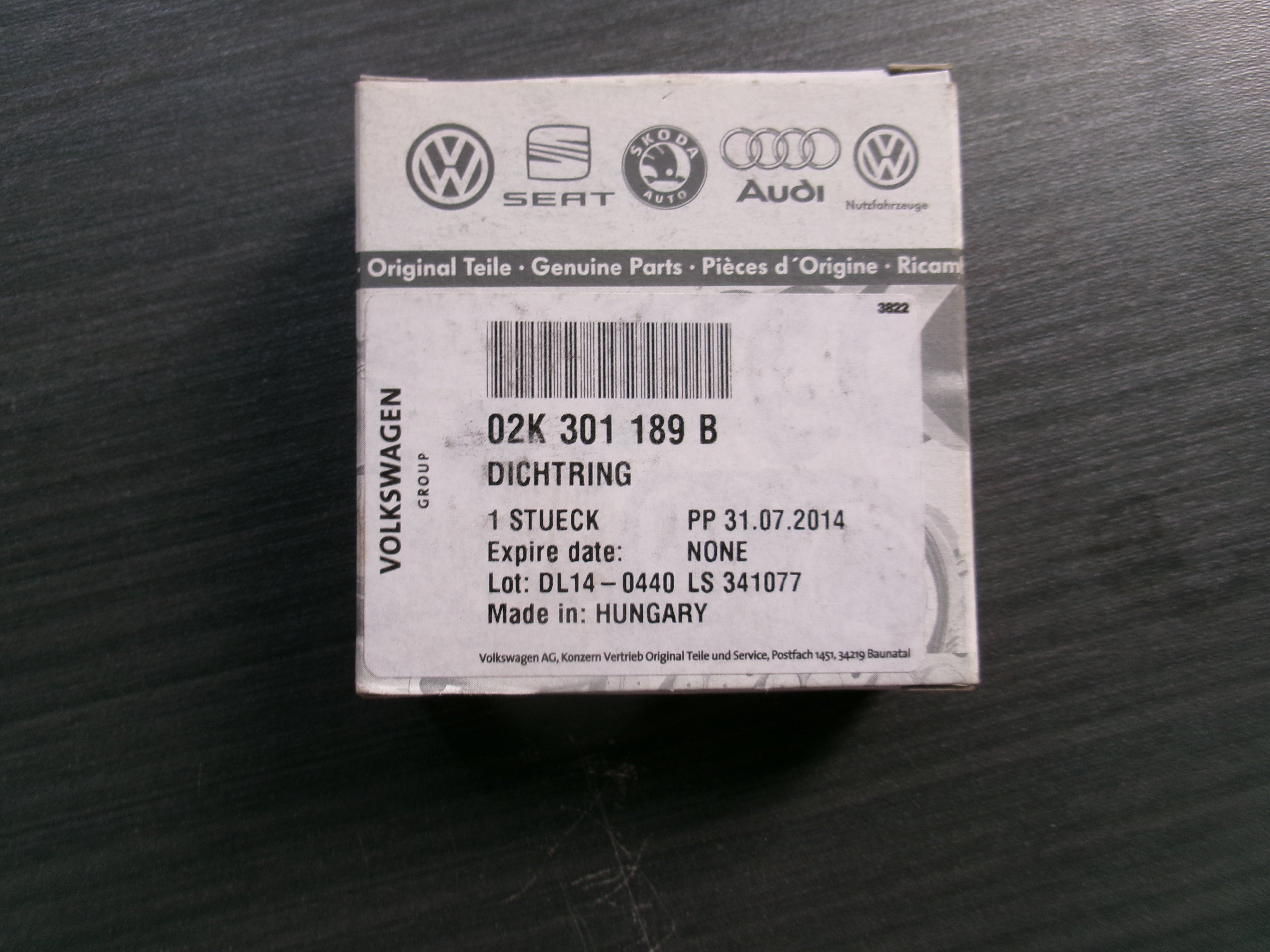 Wellendichtring, Differential VW Audi Skoda 02K301189B