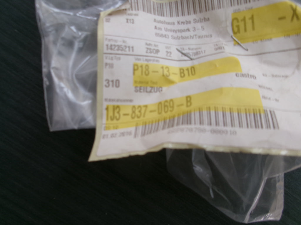 ORIGINAL VW Skoda Seilzug Bowdenzug Türgriff Golf 4 Octavia 1 vorne o. hinten 1J3837069B